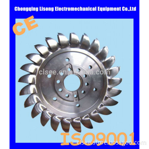 pelton turbine generator / water turbine / stainless steel runner